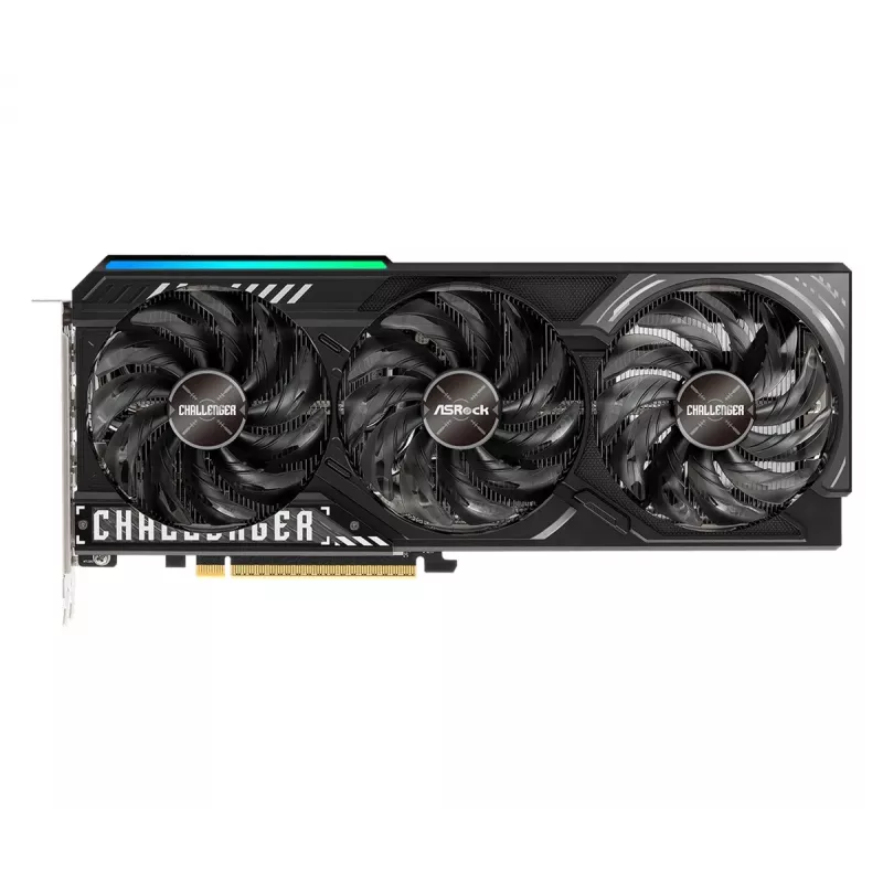 Graphics card ASRock Challenger Radeon RX 9070 XT — 16 GB GDDR6, 256-bit, PCIe 5.0, 3-fan active cooling
