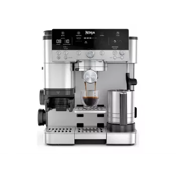 Espresso machine Ninja ES601EU — 2 L water tank, 1-cup capacity, black/stainless steel