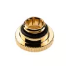 Fitting EK Water Blocks Brass Gold 3.75mm Height 2.3cm Diameter