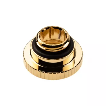 Fitting EK Water Blocks Brass Gold 3.75mm Height 2.3cm Diameter