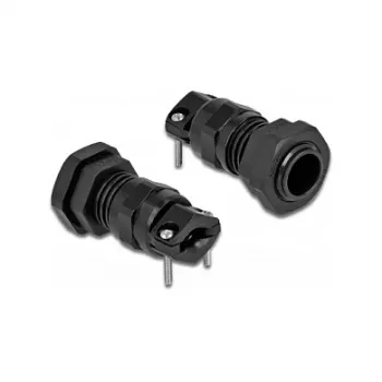 Cable Gland DeLOCK 60351 Black Metal Plastic
