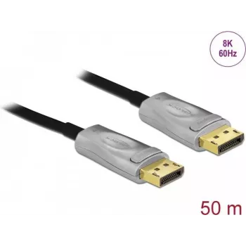 DeLOCK Active Optical Cable DisplayPort 1.4 8K 50 m