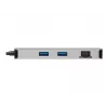 Eaton Tripp Lite USB-C Dock, Dual Display - 4K 60 Hz HDMI, USB 3,2 Gen 1, USB-A Hub, GbE, Memory Card, 100W PD Charging, Gray - docking station - USB-C - 2 x HDMI - 1GbE (U442-DOCK