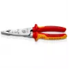 Cable stripper Knipex 13 76 200 ME 6 mm stripping capacity Red Stainless steel Yellow
