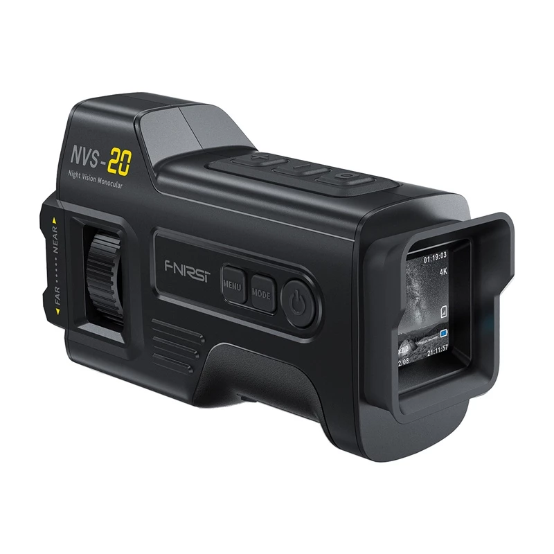 Digital night vision device Fnirsi NVS-20 with 4K HD recording — handheld/portable recorder