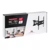 Wall TV mount MACLEAN MC-781 for 66–177.8 cm (26–70 inch) screens, tilt -12–2°, VESA 100x100–400x400, max load 45 kg, black