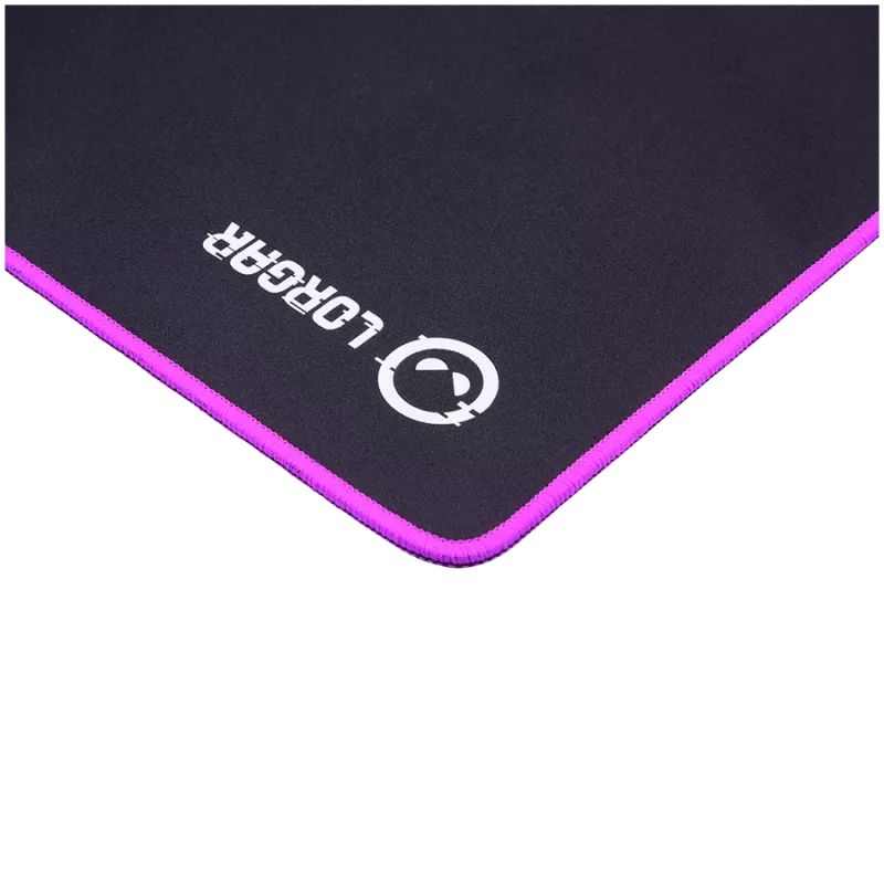 Lorgar Main 315, Gaming mouse pad, High-speed surface, Purple anti-slip rubber base, size: 500mm x 420mm x 3mm, weight 0.39kg