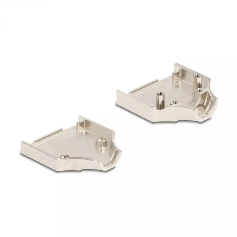 DeLOCK 67132 wire connector D-Sub 15-pin Silver Male