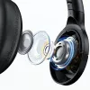 Usams Headphones Bluetooth 5.3 Over-Ear Us-yh Series Black/black TDLYEJYS01