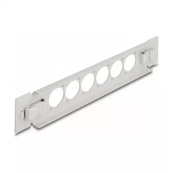 Patch panel DeLOCK 10 inch D-Type 6 port tool free grey