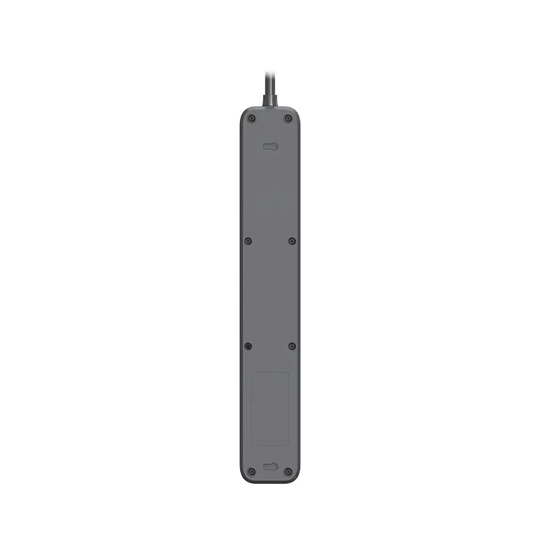Power Line+ 3m Graphite surge protector power strip (5 sockets)