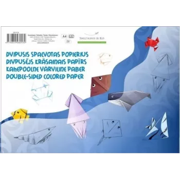 Paper SMLT color, A4, 80 g, double-sided, glued (16) 0708-303