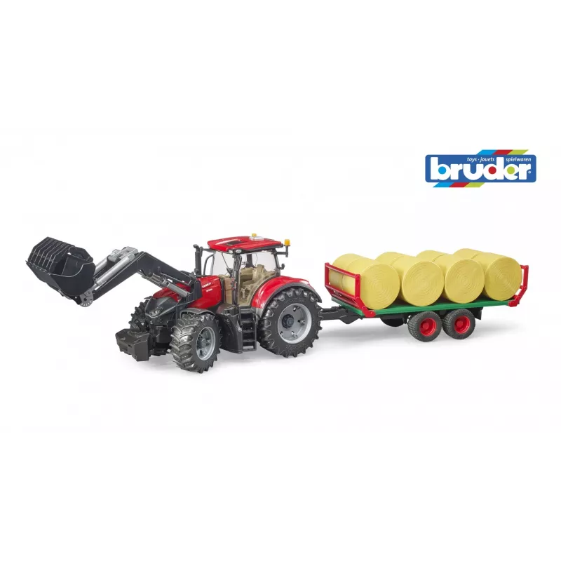 Toy play vehicle and play track BRUDER 3198, plastic, red, recommended age 3+