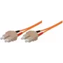 Tecline exertis Connect - Patch-Cable - SC multi-mode (M) to SC multi-mode (M) - 5 m - Fibre Optic - 50/125 micrometre - OM2 - orange (75905)