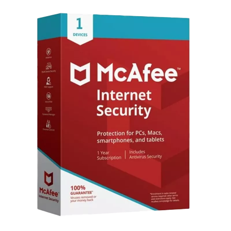 McAfee Internet Security - 1 User 1 Year, Global