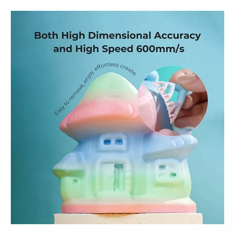 3D printing filament Creality PLA 1.75 mm, 1 kg — Blue/Green/Pink (Creality 3301010424)