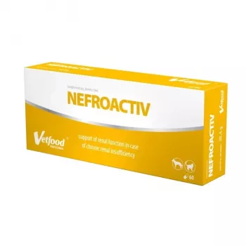 Dietary supplement Vetfood NefroActiv for dogs and cats, 60 capsules, kidney support