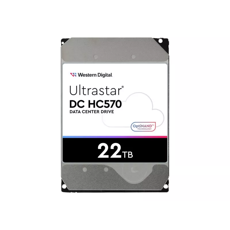 3.5 inch SAS HDD Western Digital Ultrastar DH HC570 22 TB, 12 Gbit/s, 7200 RPM, 512 MB cache