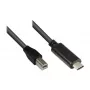 Good Connections USB2.0 Cable C-B black 1,8m