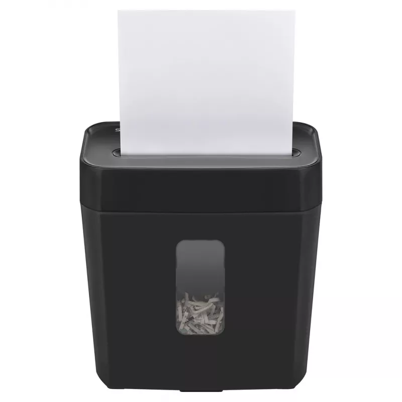 Paper shredder SAVIO ND-01, cross-cut 4 x 32 mm, 11 L bin, 230 W, black, 72 dB