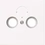 BUSCH-JAEGER 1743-44G central cover plate Antenna 2/Triple-gang (2CKA001724A4432)