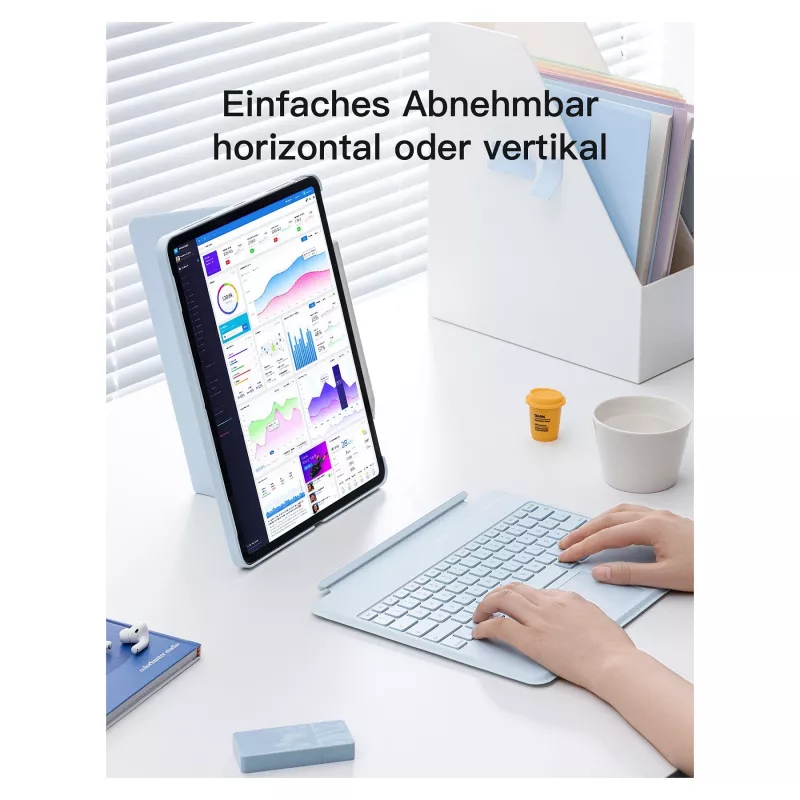 Keyboard Inateck KB04118_BLUE for iPad Air 6 Pro 12 13