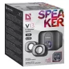 Desktop 2.1 Speakers DEFENDER V13 — 11W RMS (6W satellites, 5W subwoofer), USB powered, 3.5 mm input, black