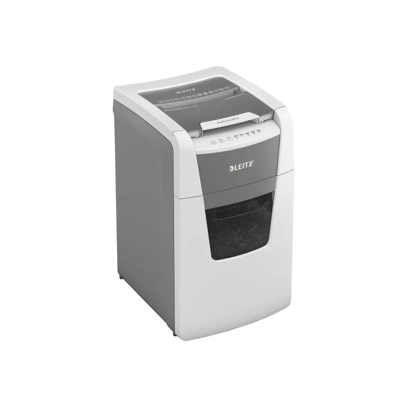 Leitz IQ Autofeed Office 150 Automatic Paper Shredder P4, Cross shredding, 22 cm, 4 x 30 mm, 44 L, 350 sheets, 55 dB