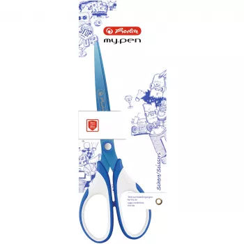 Single Pen Herlitz my.pen Straight Cut Blue White