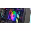 Air cooler TACENS Mars Gaming MCPU-LCD, 120 mm fan, TDP 300 W, supports LGA1700/1200/115x/1366 and AM4/AM5, black