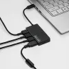 Akyga AK-AD-52 Active USB-C Hub, USB-C (M) to 4x USB-A (F), USB 3.1, 20 cm