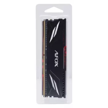 DDR4 16GB 3200MHz CL16 RAM module — AFOX GAMING AFLD416PS1CAB, single-rank, XMP2, 1.35V, black heatspreader