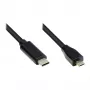Good Connections USB2.0 Cable Micro B-C black 0,5m
