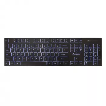 Wired USB Keyboard SBOX K-22 US Black — US layout, black, wired USB connection