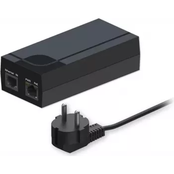 PoE Injector TELTONIKA PR322EU7 — single-port Power over Ethernet injector, EU plug