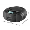 Radio player JVC RC-E444B Black with CD player and FM tuner