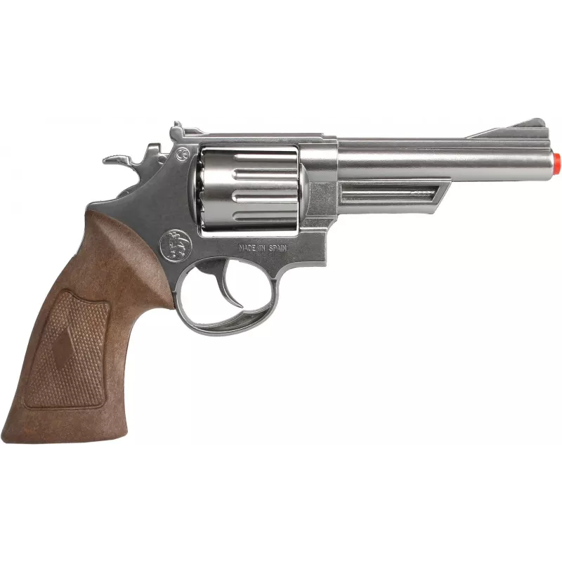 Toy metal police-style revolver Pulio 1556067/0 — 8-round capacity