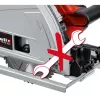 Plunge Saw TE-PS 165, Handheld Circular Saw Red/black, 1.200 Watt