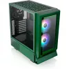 Ceres 350 MX , Tower-Enclosure Dark Green, Tempered Glass x 2