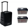 Portable Wireless PA System Omnitronic MOM-10BT4 with Bluetooth, 2x Rechargeable Battery