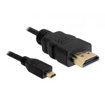 DeLOCK - Video- / Audio Cable - HDMI - 32 AWG - HDMI, 19-pin (M) - 19-pin Micro-HDMI (M) - 3 m (82663)