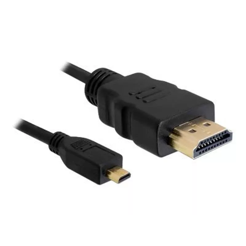 DeLOCK - Video- / Audio Cable - HDMI - 32 AWG - HDMI, 19-pin (M) - 19-pin Micro-HDMI (M) - 3 m (82663)