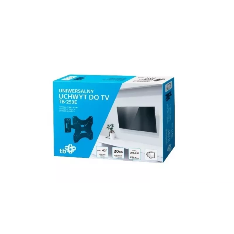 TV wall mount TB TB-253E for TVs up to 42 inch • max load 20 kg • VESA 200x200