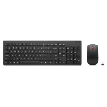 Wireless keyboard and mouse set Lenovo Essential Wireless Combo Gen2 — black, compact layout, wireless connection