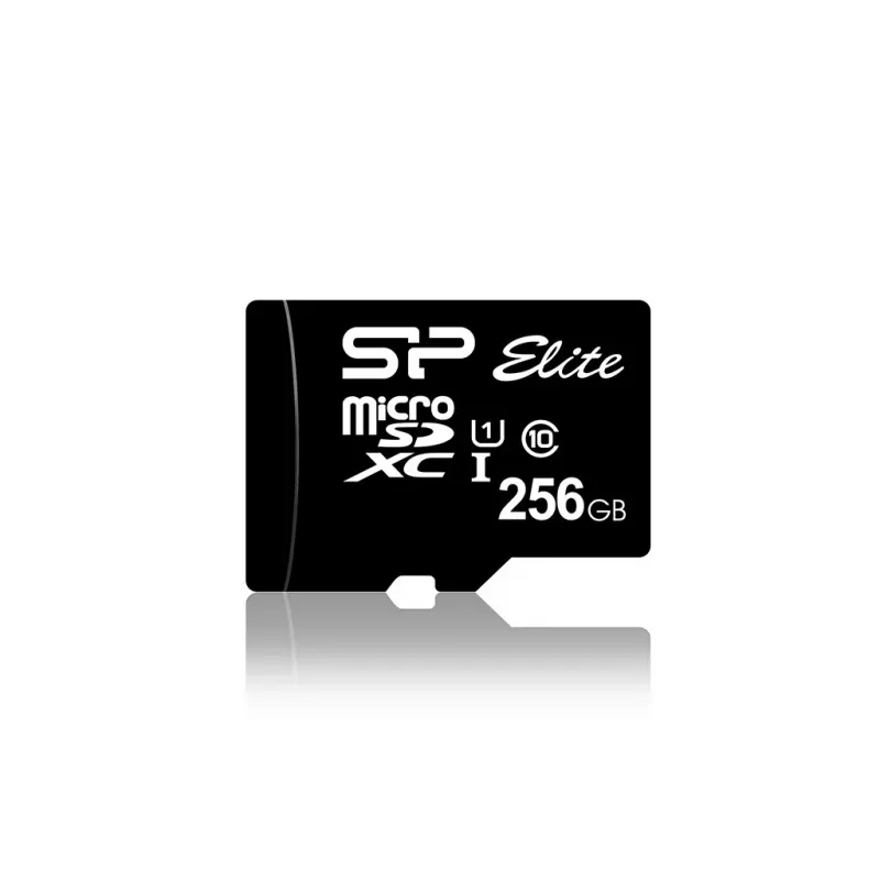 MicroSDXC memory card Silicon Power Elite 256GB UHS-I Class 10 U1 85MB/s with SD adapter