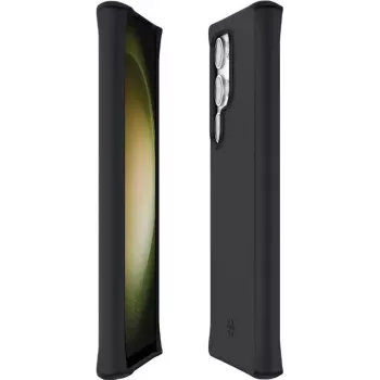 Mobilis SPECTRUM_R - Rear Cover for mobile phone - Durable - antimikrobiell, 100% Recycled - Impacthane - Black - for Samsung Galaxy S24 (066064)