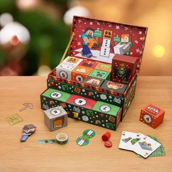 Keepsake Box Advent Calendar Paladone PP15749MCF Minecraft 24 Surprises
