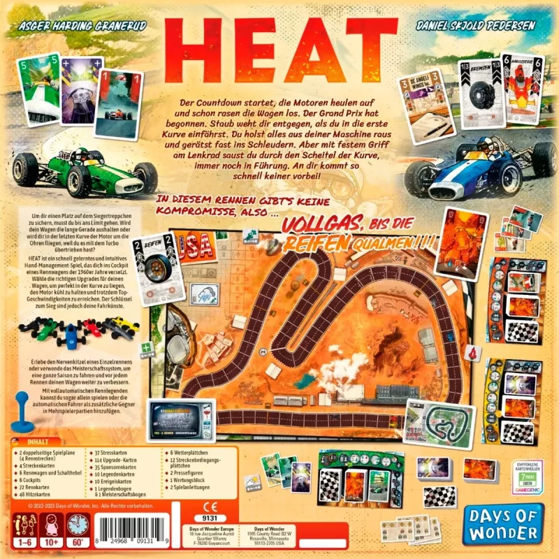 Heat, Board Game
