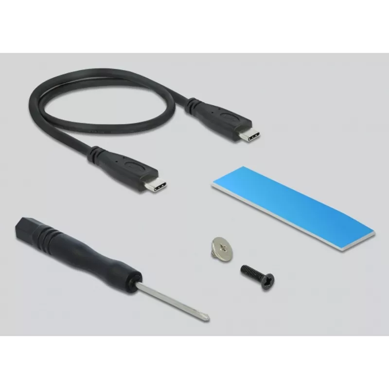External Enclosure DeLOCK M.2 NVMe PCIe SSD USB 3.2 Gen 2x2