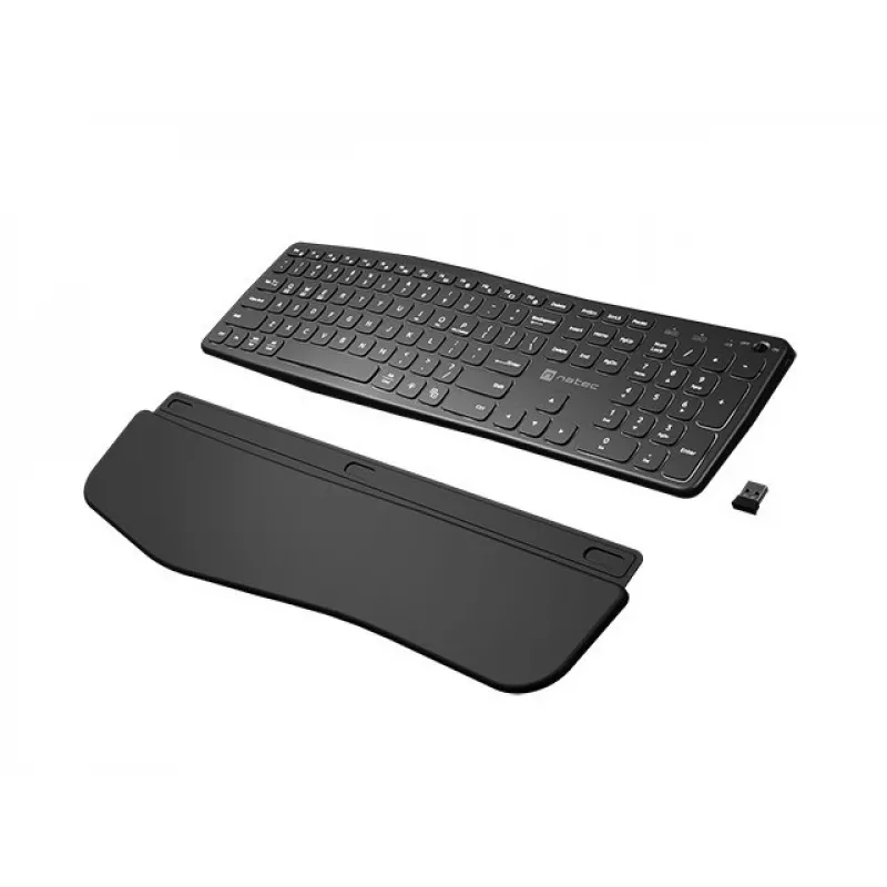 NATEC PORIFERA keyboard Home/Office Bluetooth QWERTY US International Black